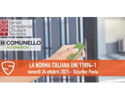Cancelli Automatici: La nuova norma Italiana UNI 11894-1. Presso filiale di Pavia